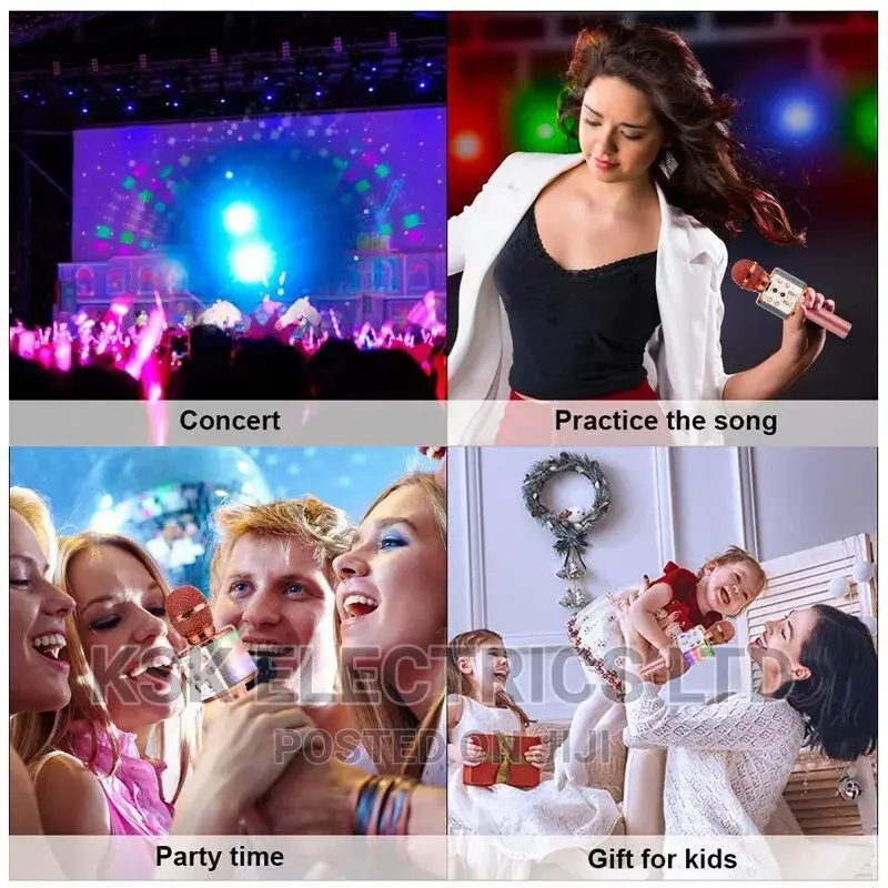 Multifunctional Bluetooth Microphone Kareoke