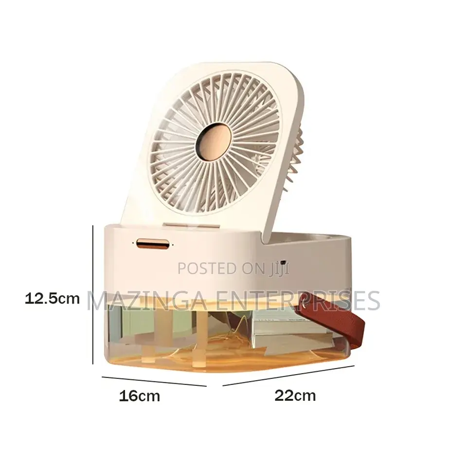 Portable 2in1 Remote Controlled Humidifier With Fan