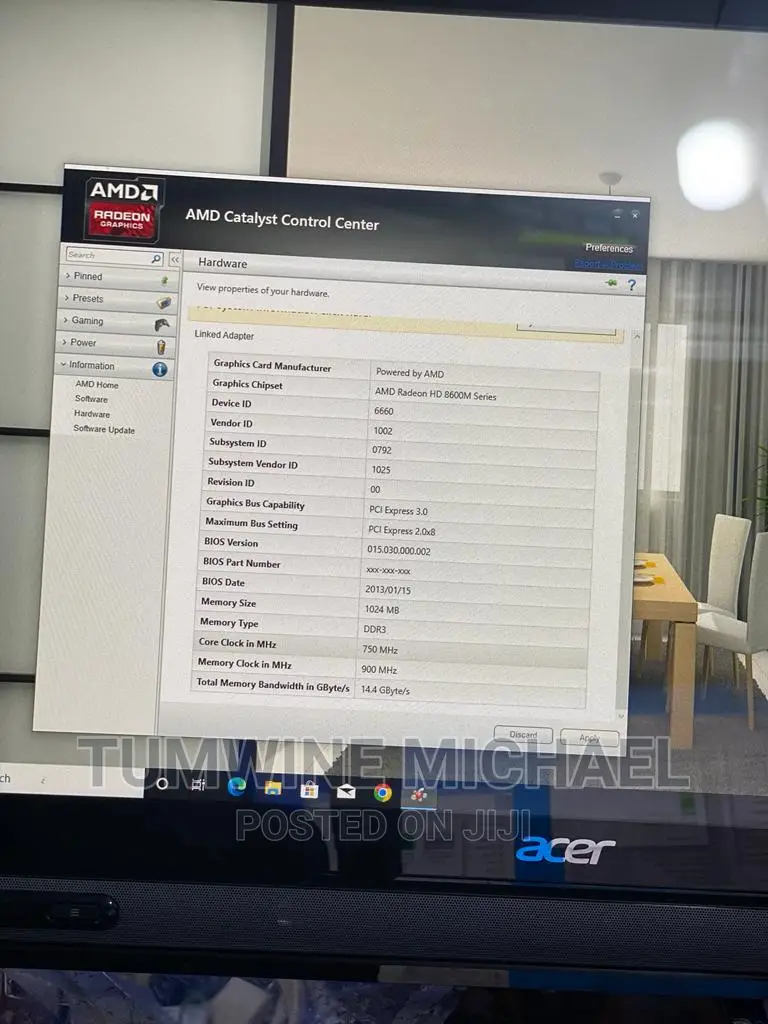 Desktop Computer Acer Aspire TC-780A 4GB Intel Core I3 HDD 500GB