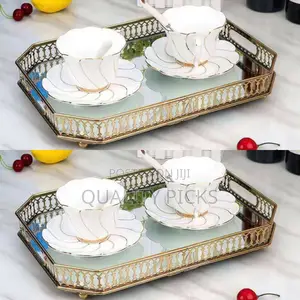 Glass Mirror Tray