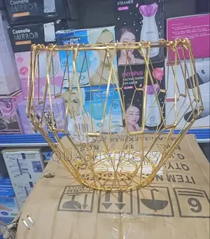 Metallic Fruit Rack Organizer