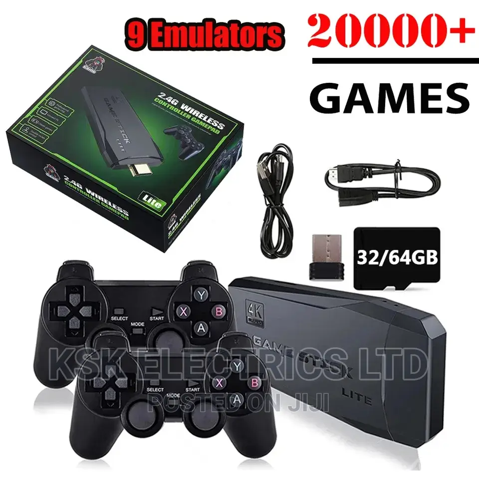 Video Game Console 2.4G Double Wireless Controller Game Stic