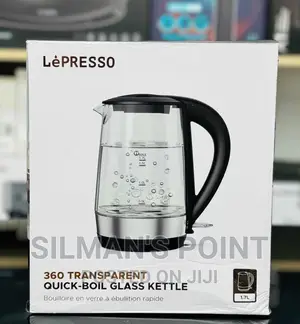 Lepresso Transparent Glass Kettle