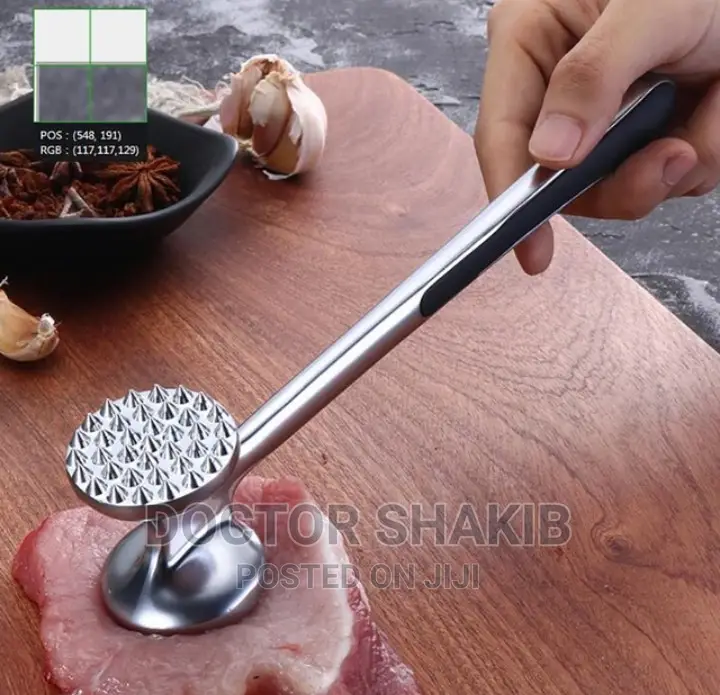 Stainless Steel Double Sided Meat Hammer
