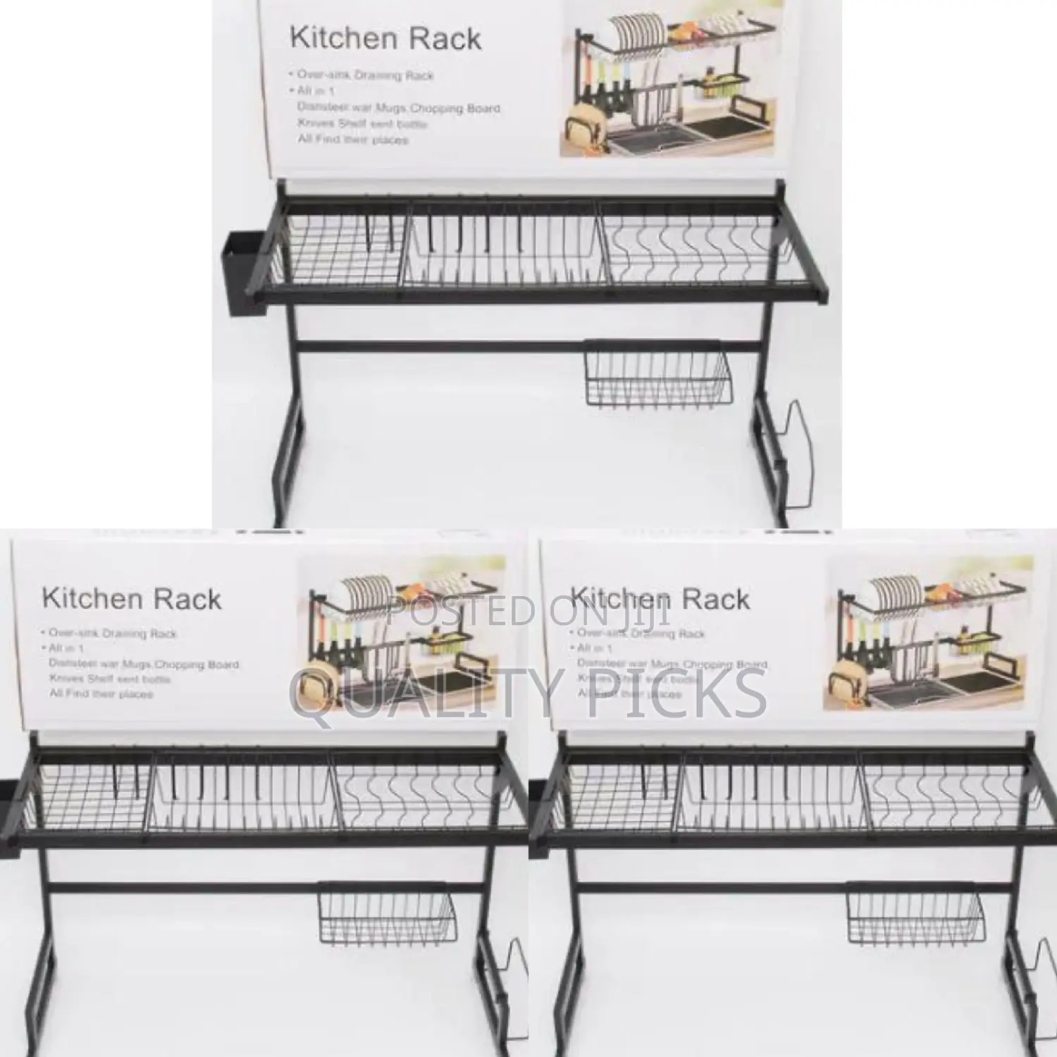 Kitchen Over the Sink Dish Rack Organizer