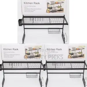 Kitchen Over the Sink Dish Rack Organizer