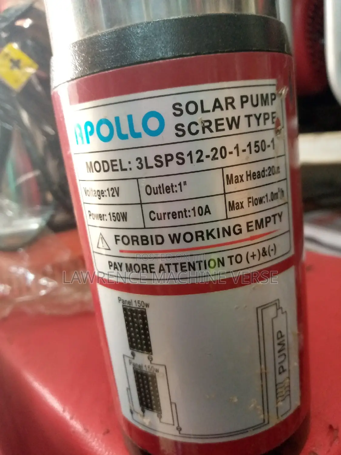 Solar Water Pump 20m