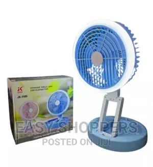 Storage Table Lamp Circulating Fan Foldable Rechargeable