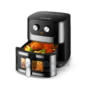 Black Electric Air Fryer Grill