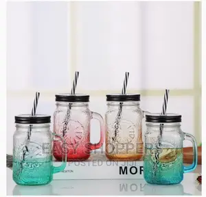 Mason Jars Cups, Drinking Glasses