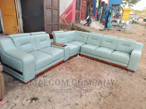 L Leathered Sofa Chairs
