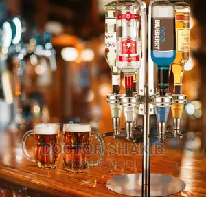 4 Revolving Liquor Dispenser