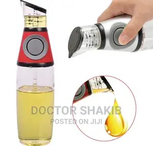 Glass Oil Vinegar Canisters and Dispenser