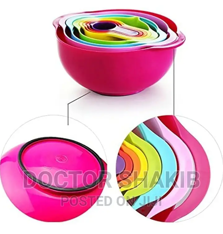 8 Set of Measuring and Mixing Bowls