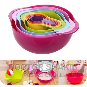 8 Set of Measuring and Mixing Bowls