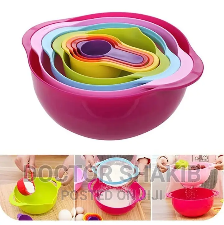 8 Set of Measuring and Mixing Bowls