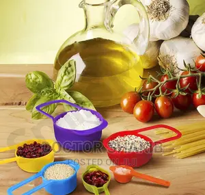 6 Pieces Plastic Kitchen Measuring Spoon Set