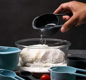 Plastic 6pcs Measuring Spoon Cup Set