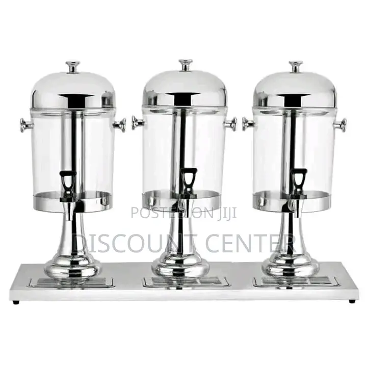 Juice Display Dispenser Manual Tripple