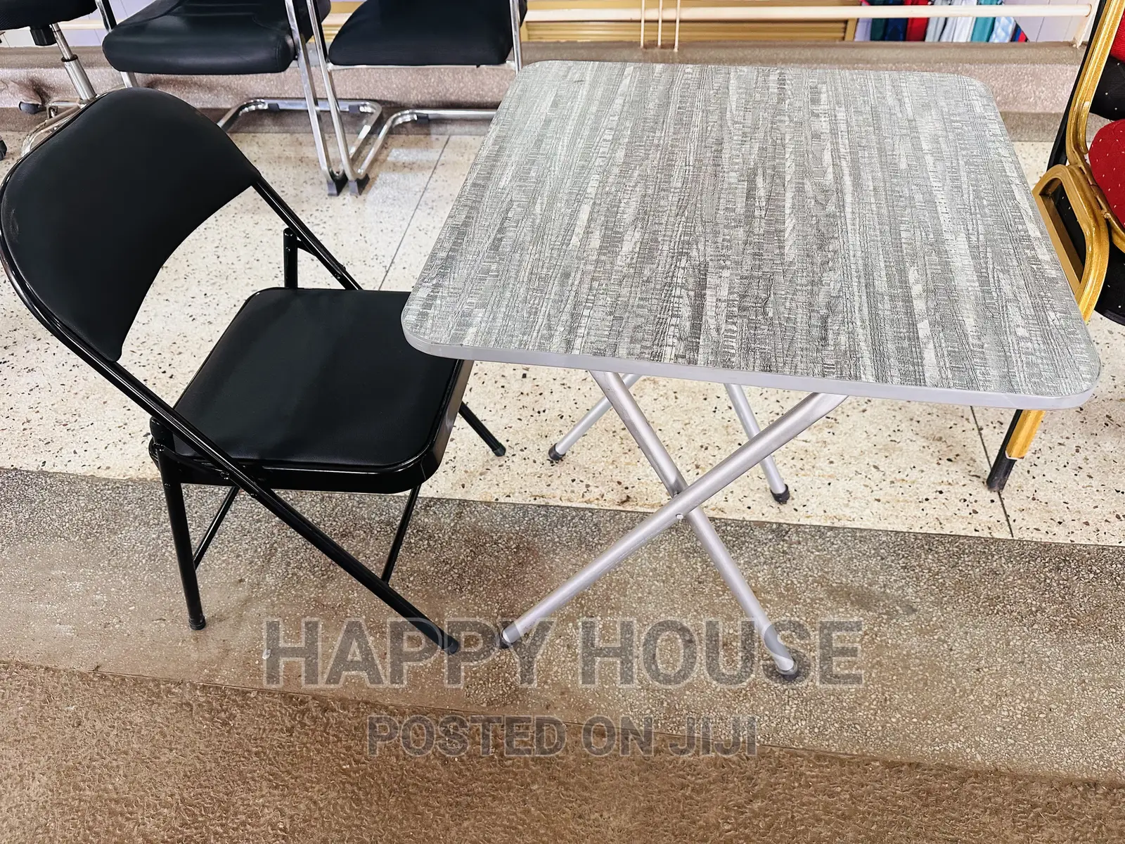 Foldable Reading Table and Chair