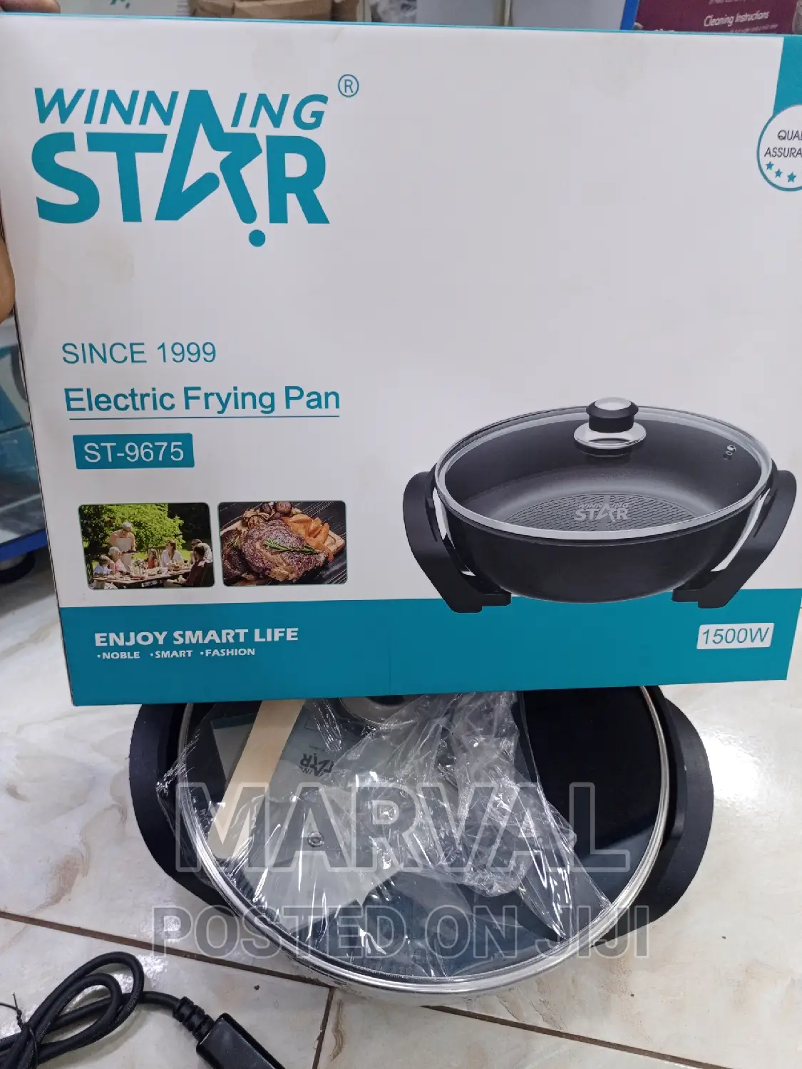 3in 1 Electric Frying Pan (Slow Cooker)
