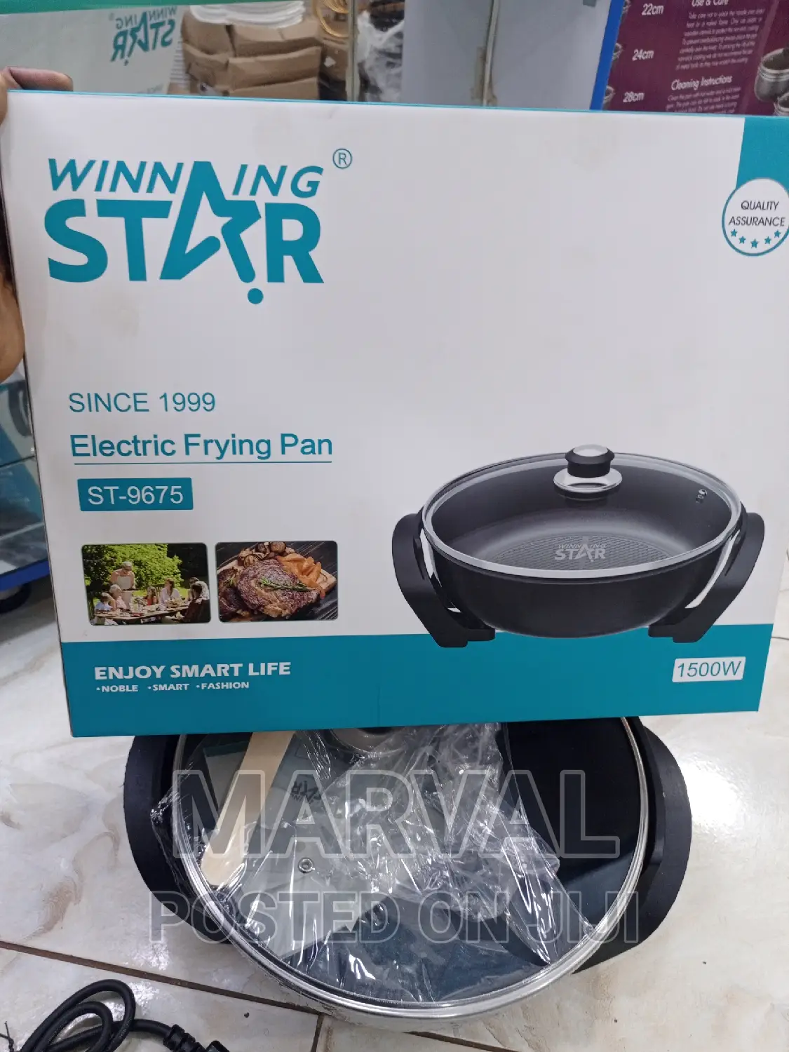 3in 1 Electric Frying Pan (Slow Cooker)