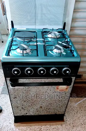 SPJ 4 Burner Gas Cooker 50x50cm – Black