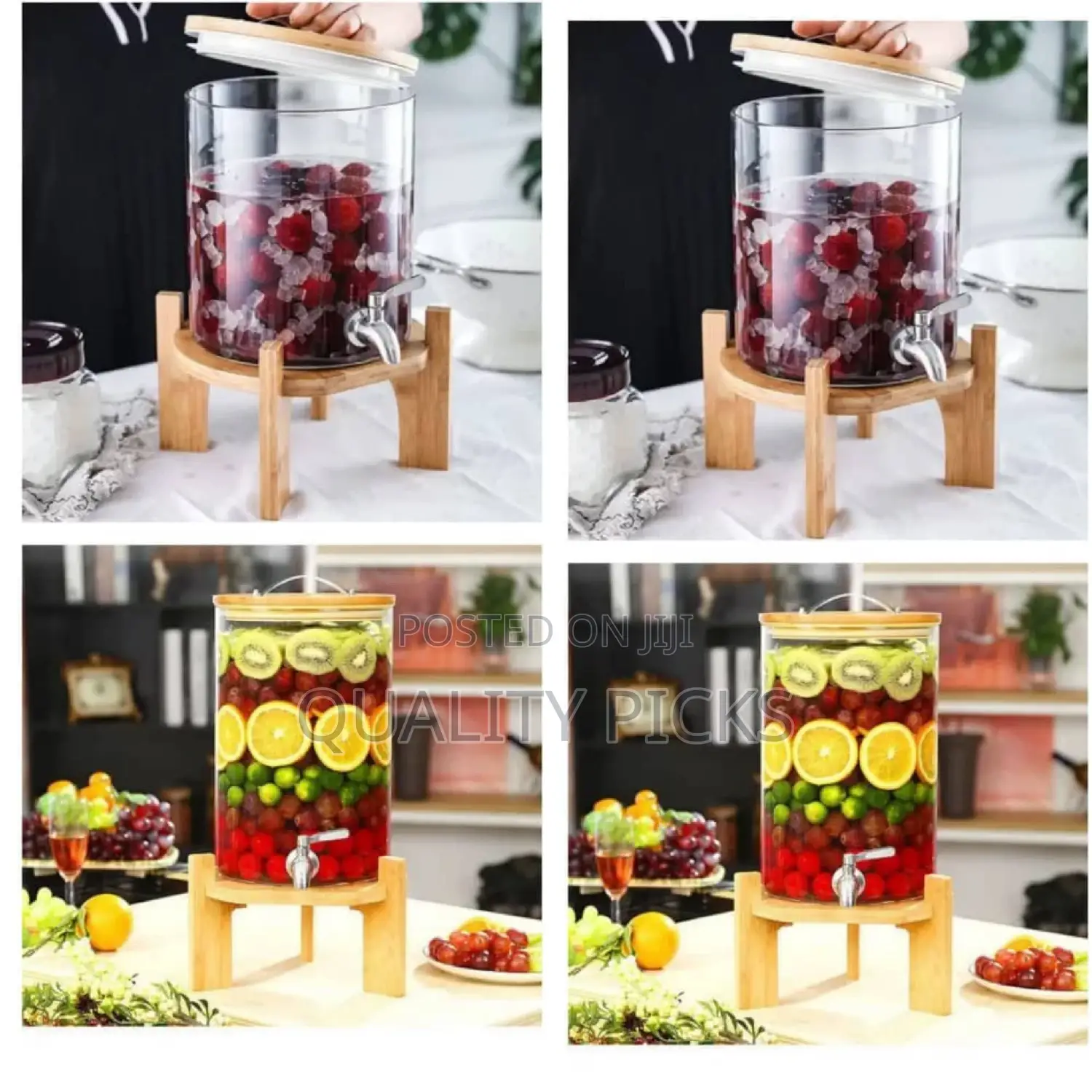 Glass Juice Dispenser