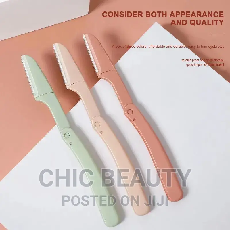 Eyebrow Trimmer/ Facial Hair Razor 3 Pieces in a Pack