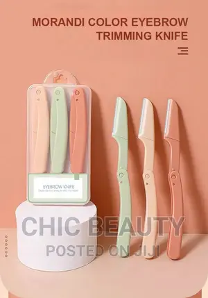 Eyebrow Trimmer/ Facial Hair Razor 3 Pieces in a Pack