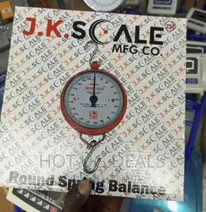 200kg JK Scale Capacity Analog Hanging Scale- Red