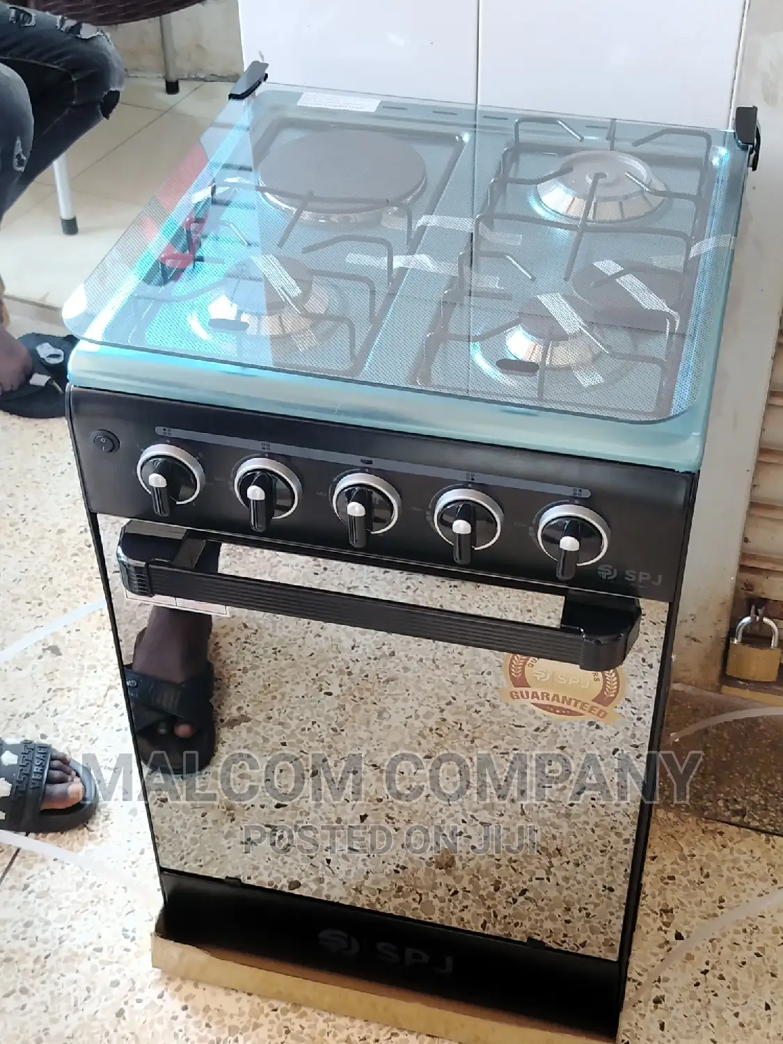 Gas Burner Cooker With Oven