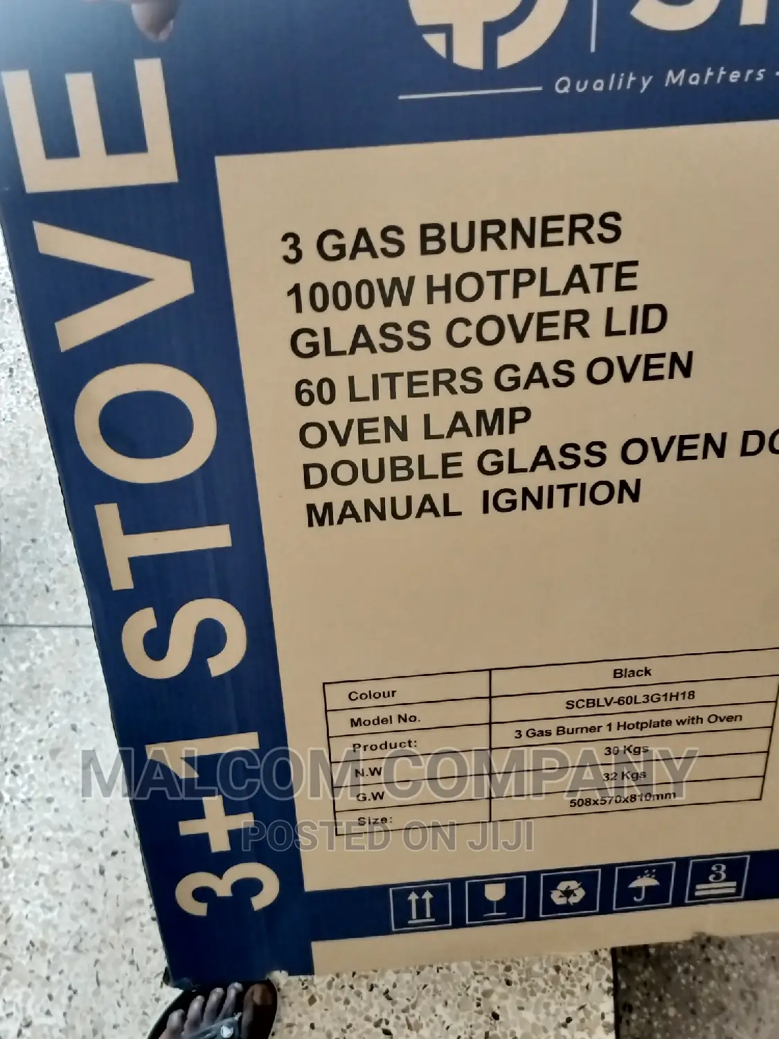 Gas Burner Cooker With Oven