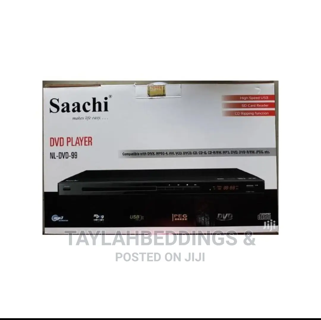 Saachi High Speed DVD Player - Black