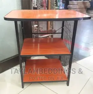 Original Wooden Furniture Three-Layered TV Stand - Brown