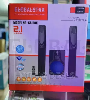 Globalstar Superbass Multimedia Home Theater GS- - Black