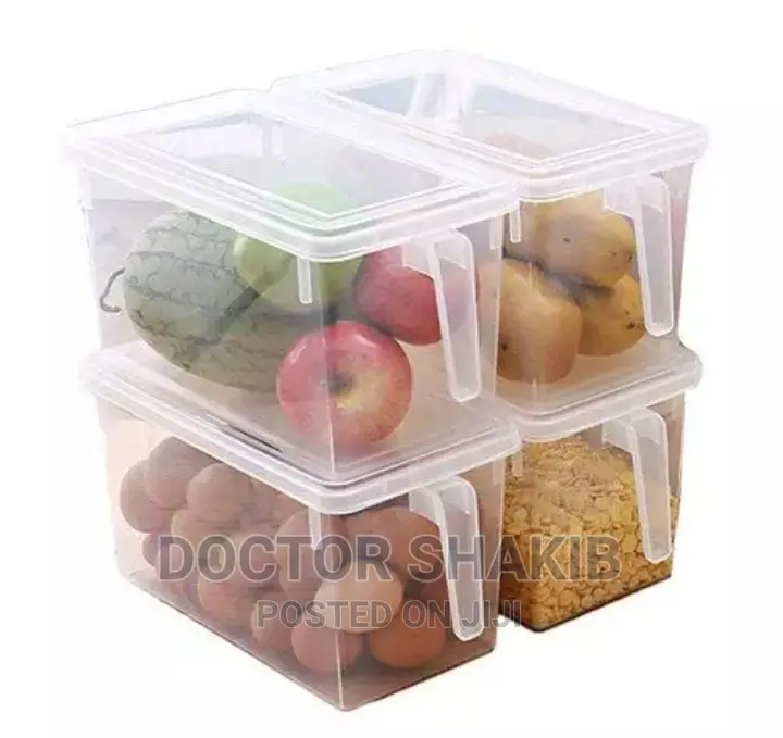Transparent Refrigerator Food Storage Containers