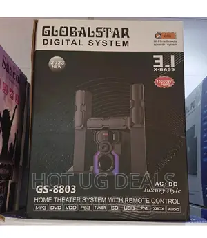 Global Star 3.1 Bass Hifi Home Theater Speaker System -Back