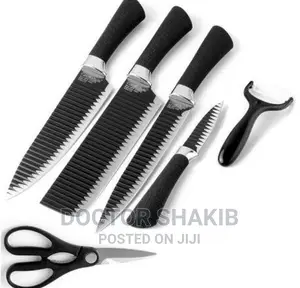 Double Sided Black Knives and Blister Set