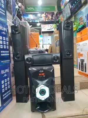 Fol 2.1 Channel FM/SD Bluetooth Hometheater System - Black