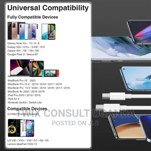 USB C to USB C Cable for Macbook Pro/Air