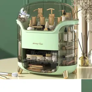 Transparent Makeup Organizer.