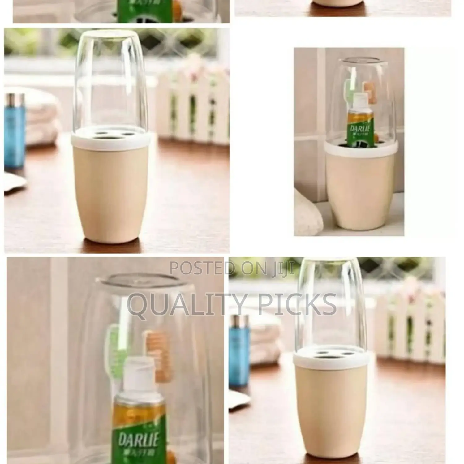 Travel Toothbrush and Toothpaste Cup