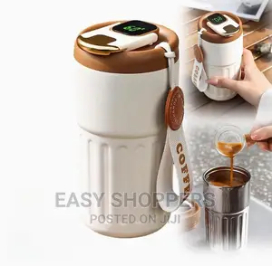 Coffee Thermos With Temperature Display Portable Travel Cup