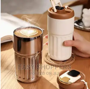 Coffee Thermos With Temperature Display Portable Travel Cup