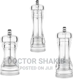 Portable Acrylic Pepper Grinder