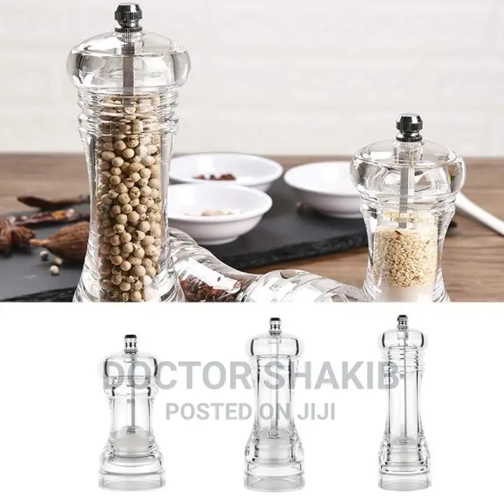 Portable Acrylic Pepper Grinder