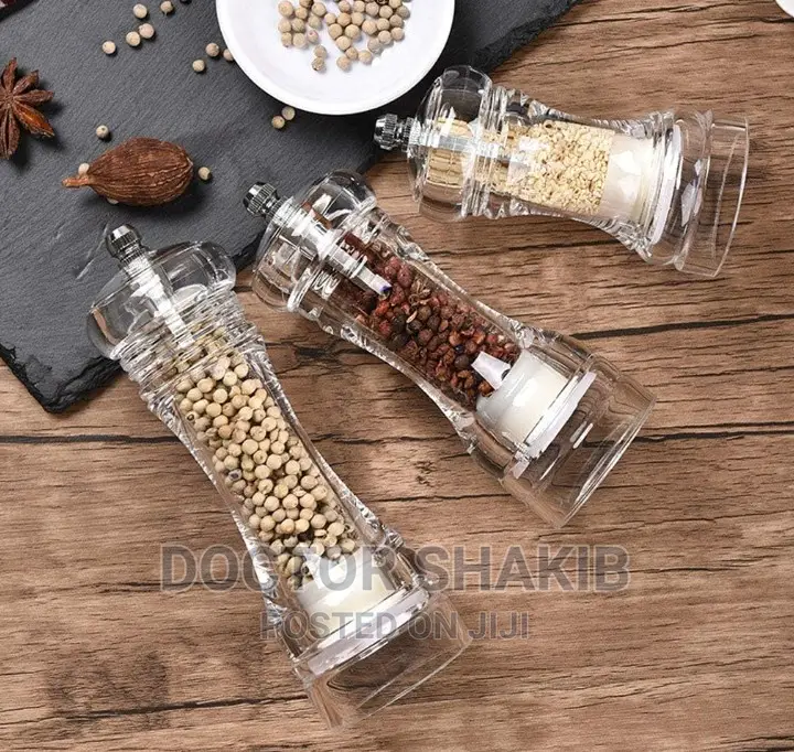 Portable Acrylic Pepper Grinder