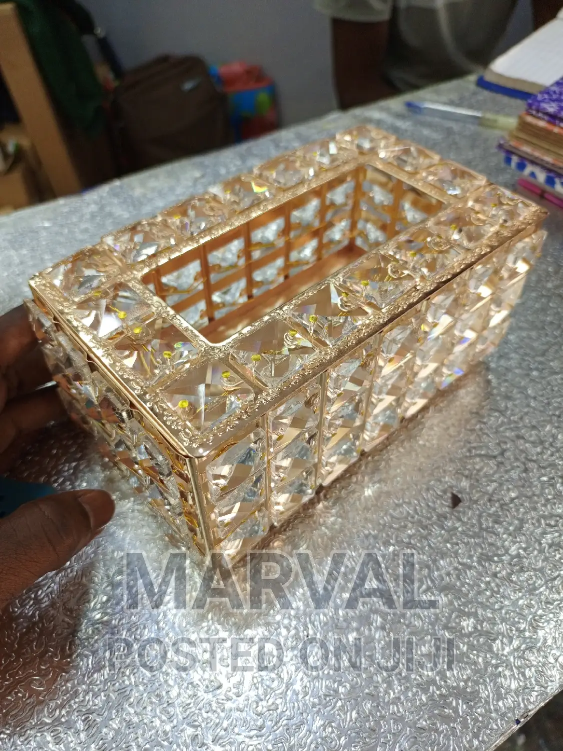 Luxury Crystal Tissue Paper Box Covers