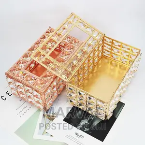 Luxury Crystal Tissue Paper Box Covers
